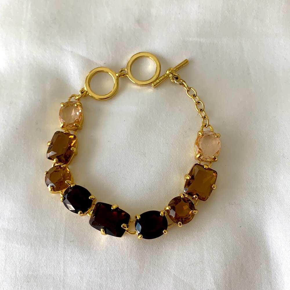 Beautiful Carolee ombré style gemstone bracelet